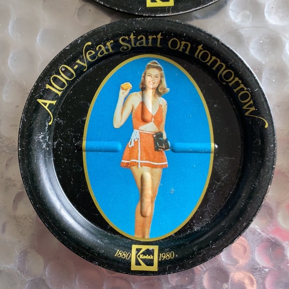 Vintage Kodak Photographic Advertisement Coaster Set - Picture 6 of 8